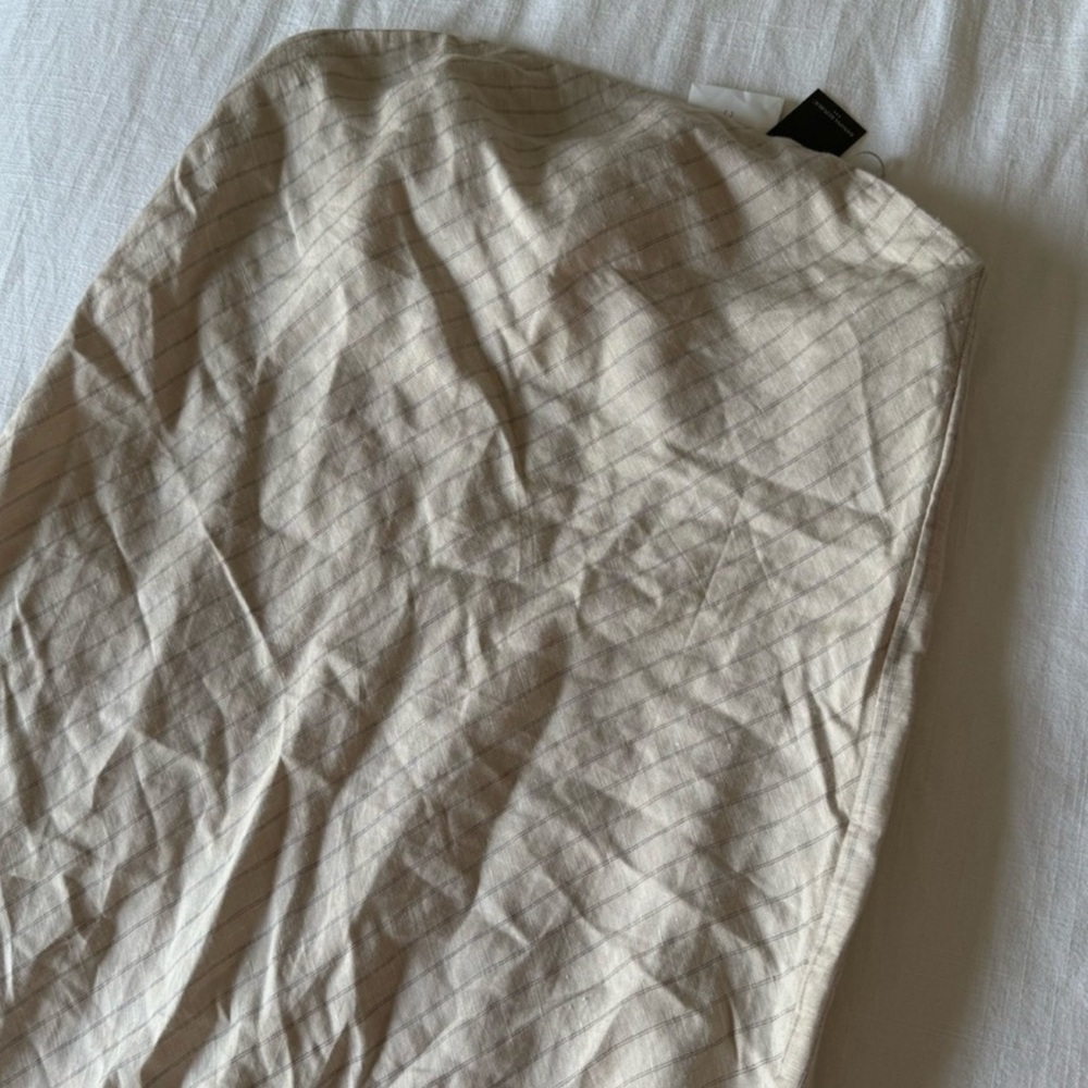 Banana Republic Linen petite maxi strapless dress - Picture 2 of 6